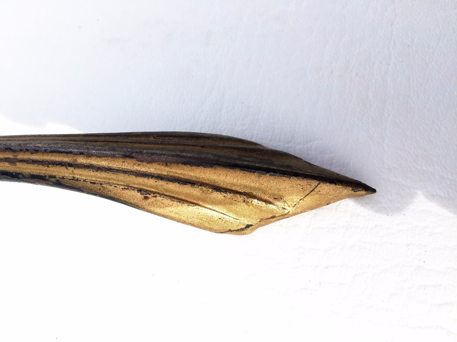 Art Deco Antique Hardware Brass Drawer Pull Cabinet Handle 4.5” on centers