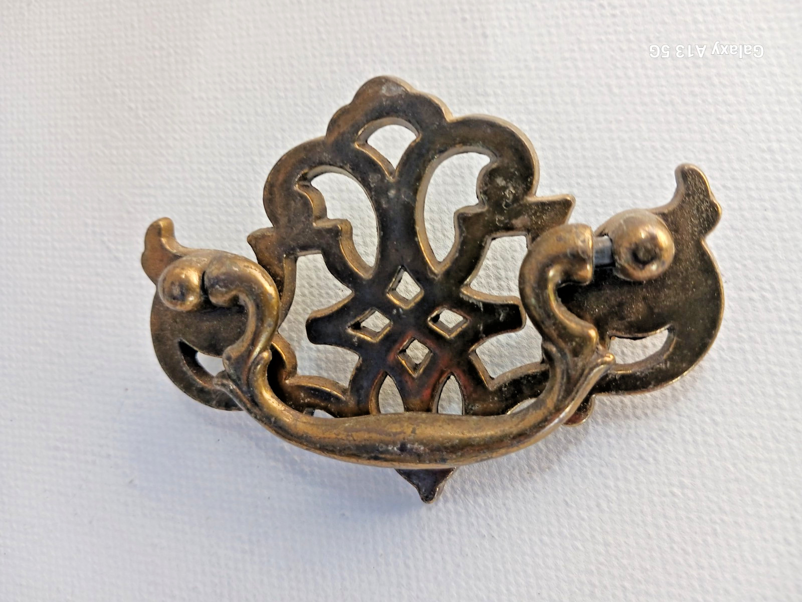 Vintage KBC Keeler Brass Batwing Chippendale Drawer Handle Pull Set of 4