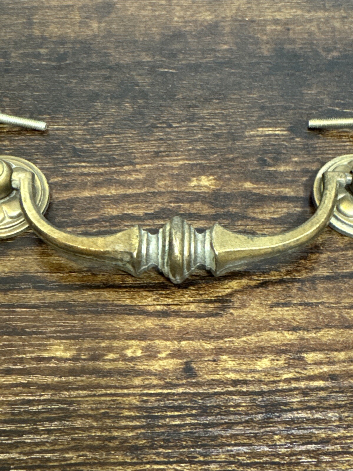 Drexel Esperanto Drawer Pull Tall Dresser Brass Vintage Drop Bail MCM Handle