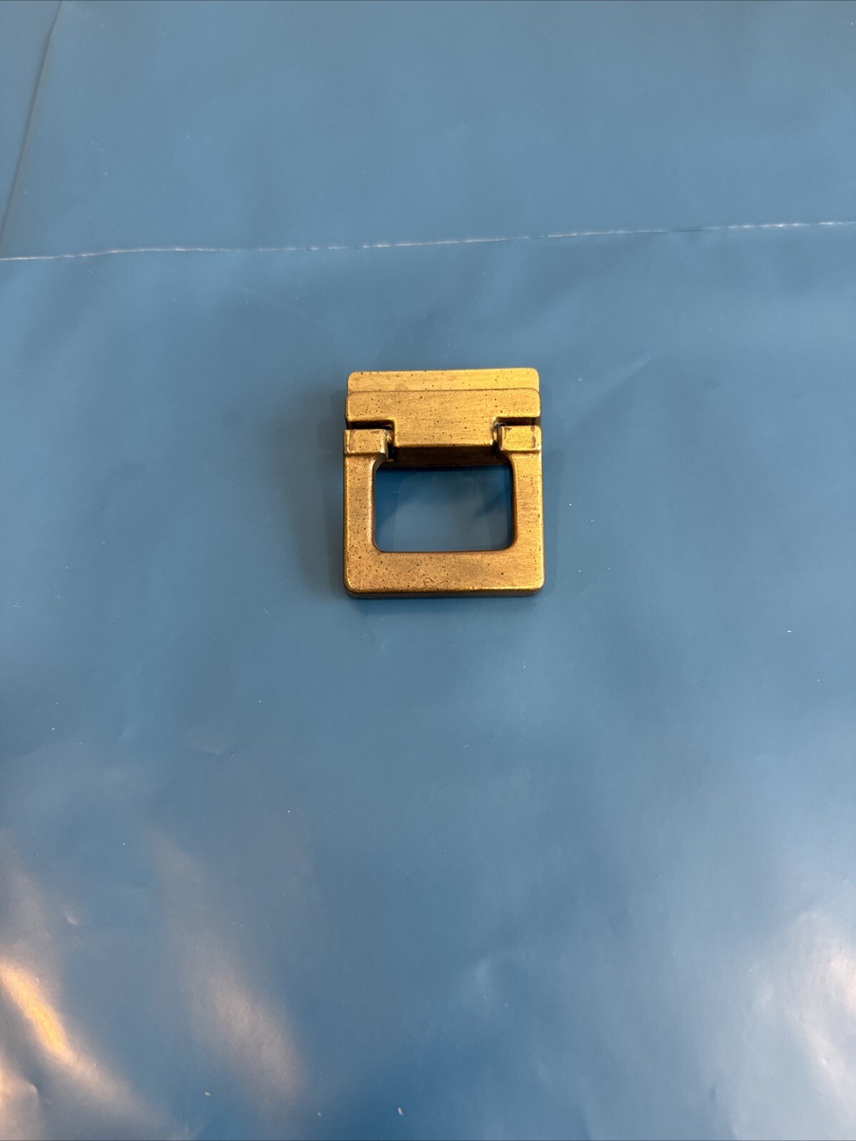 Drexel Woodbriar Drawer Pull Square Brass Vintage Bail Dresser Hardware