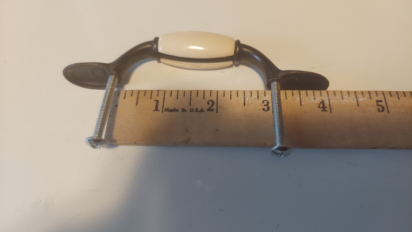 Hickory Hardware Handles/drawer Pulls Bronze/cream Holes Are 3” Apart. 22 Count