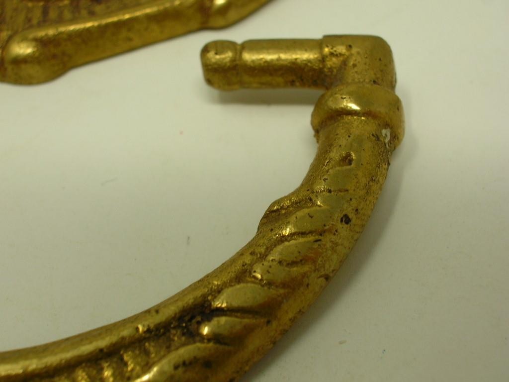 Set of 4 Vintage Cast Brass Drop Handle Drawer Pulls – Architectural Hardware