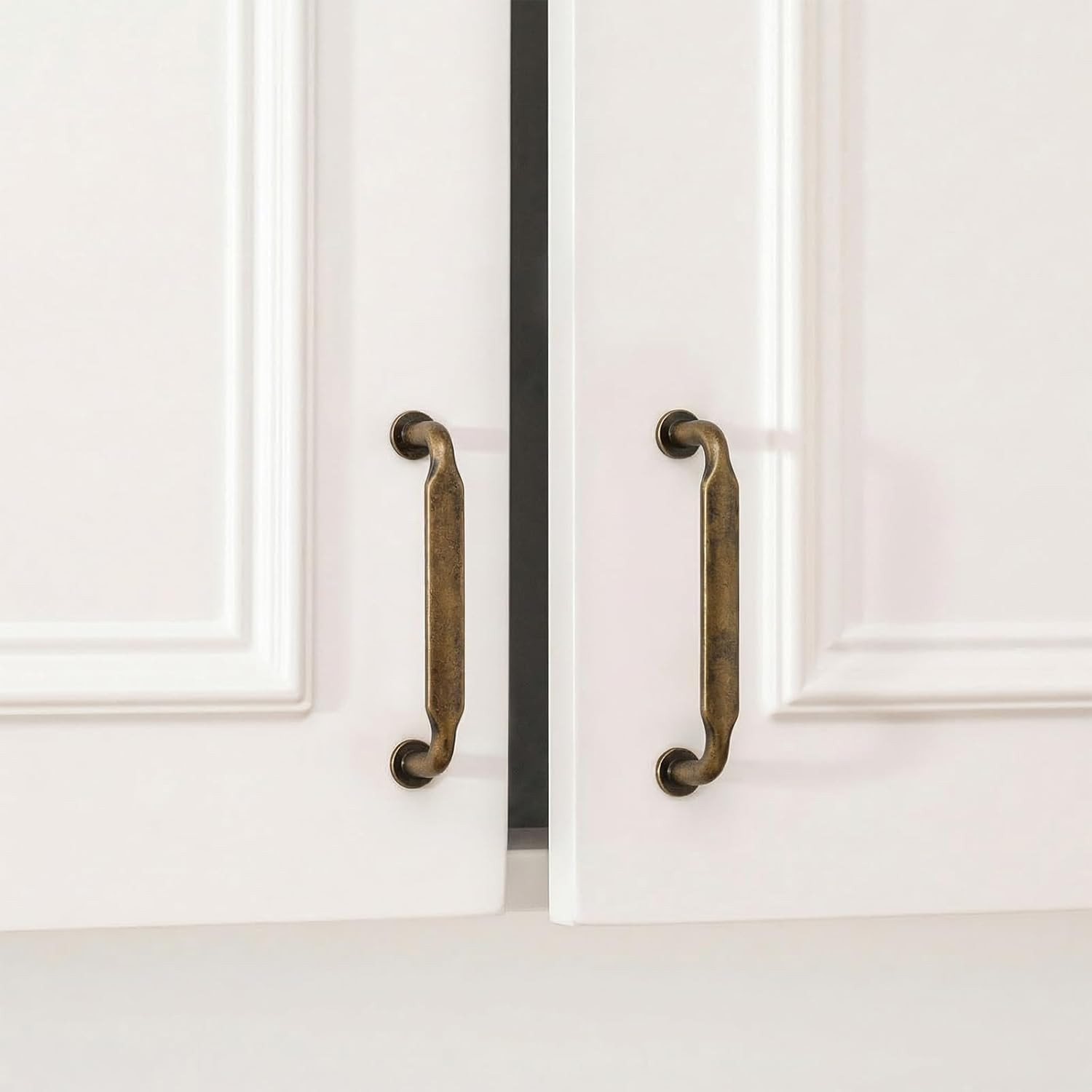 Goldenwarm 10 Pack 3 Inch Antique Brass Cabinet Pulls Vintage Retro Brass Drawer