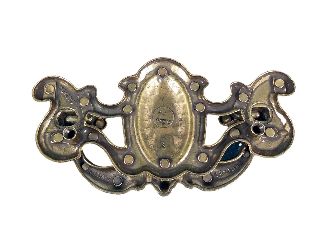 Set of 4 Vintage Keeler Brass Co Wheat Sheaf Drawer Pulls KBC 42072 CP 2439