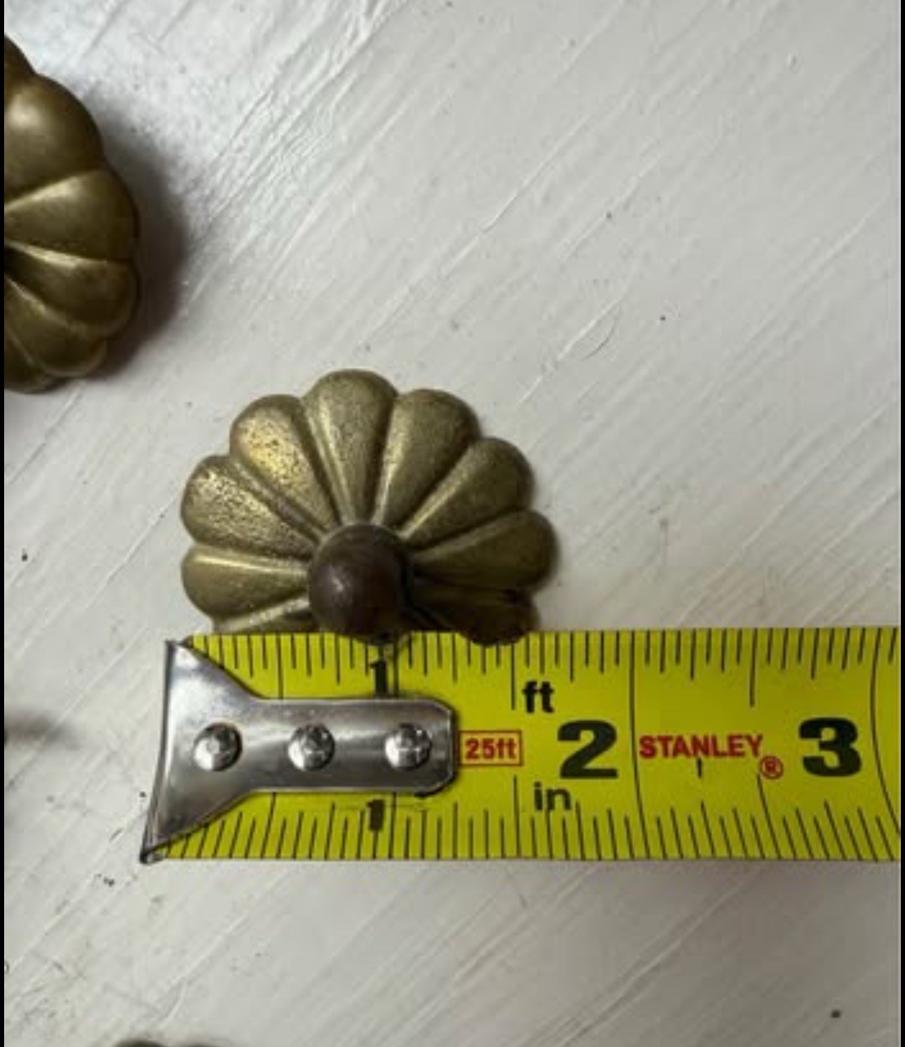 5 Antique Vintage Ornate Brass Drop Bail Drawer Pulls SALVAGED