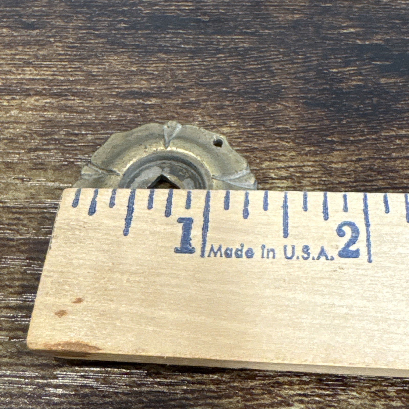Drexel Esperanto Drawer Pull Teardrop Brass Dresser Handle Backplate Vintage MCM