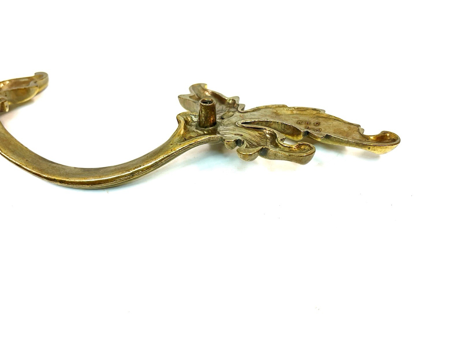 KBC Keeler Brass Co Vintage 9.25″ LONG Drawer Pull Fixed Handle 3.75″ OCB