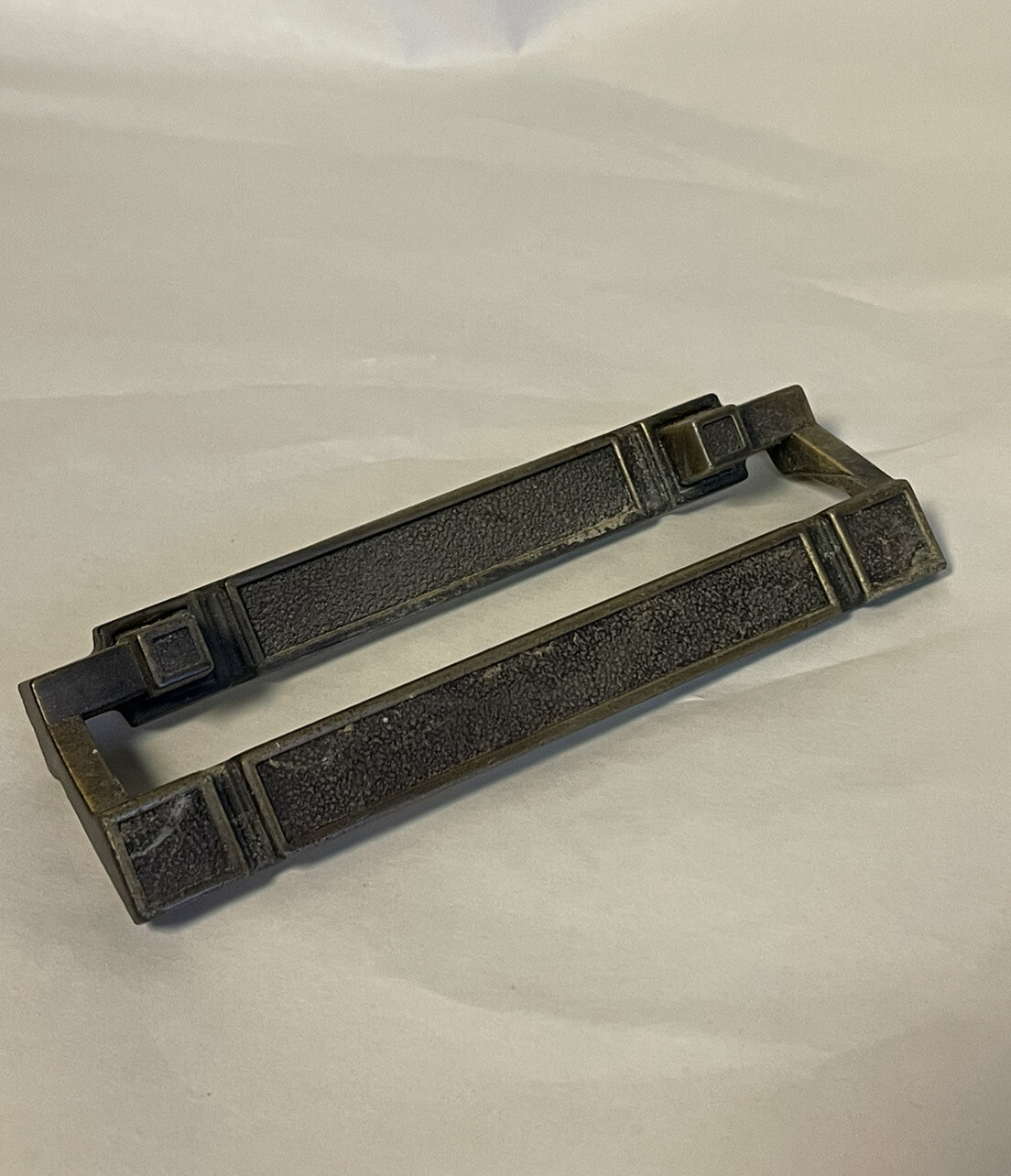 Vintage Amerock 1960s 70s Brass Drawer Pull Cabinet Handle b