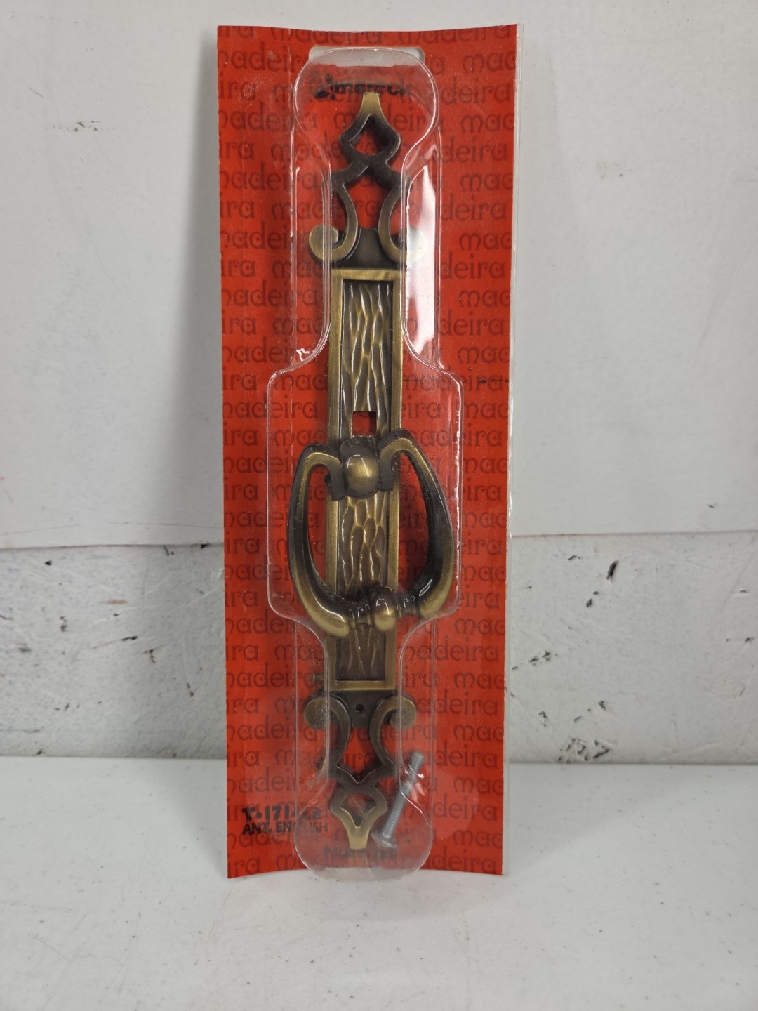Vintage Amerock T-171-AE Antique English Madeira Drawer Door Pulls Lot of 4 NOS