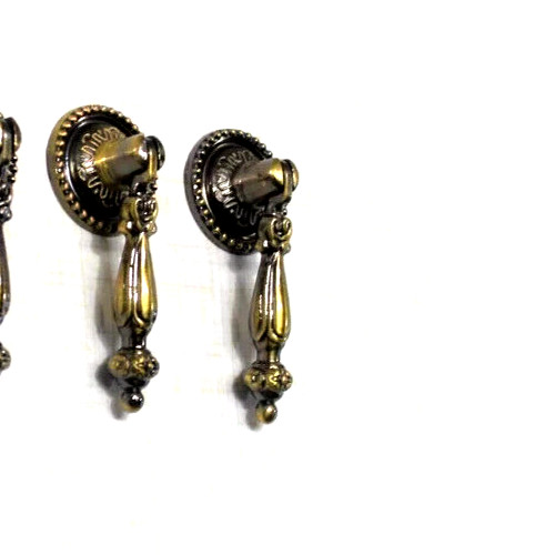 antique Brass Teardrop Pull Tear Drop Drawer Bronze Furniture Knob handle door