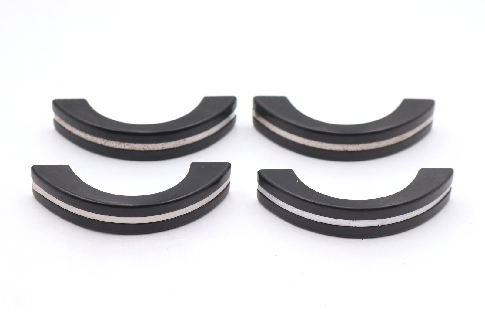 Set of Vintage 3 in. Black Plastic Art Deco Drawer Pulls