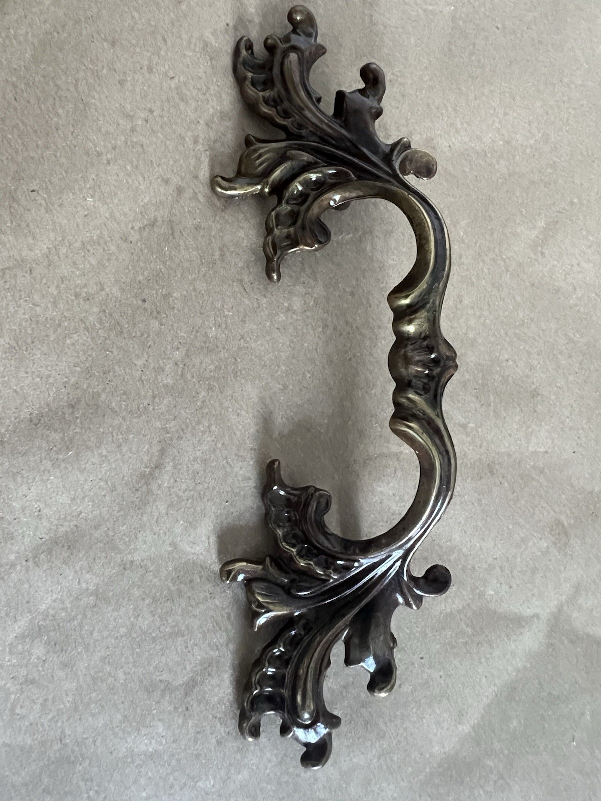 6 Vintage National Lock French Provincial Drawer Pulls NOS Bronze V664-4A