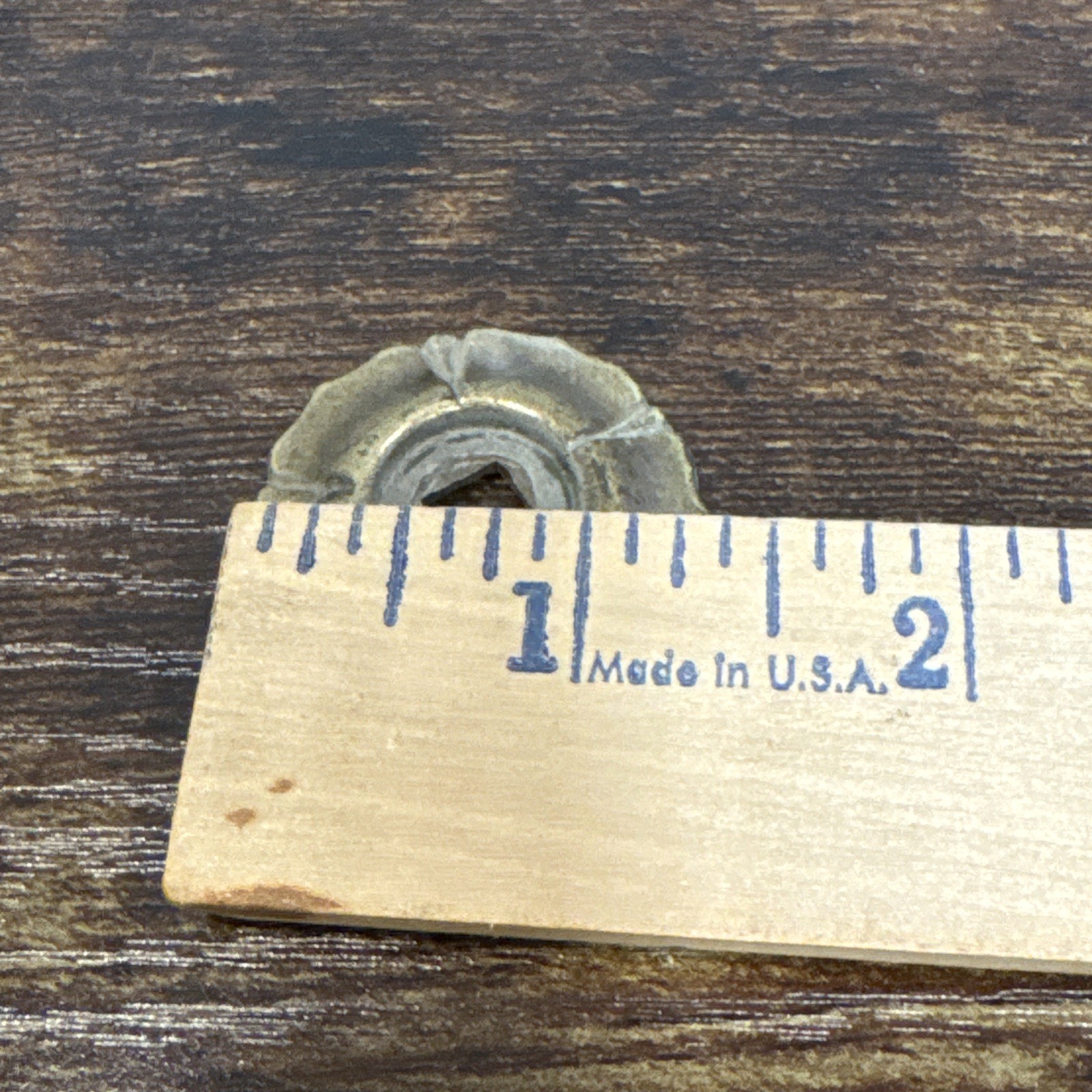 Drexel Esperanto Drawer Pull Teardrop Brass Dresser Handle Backplate Vintage MCM
