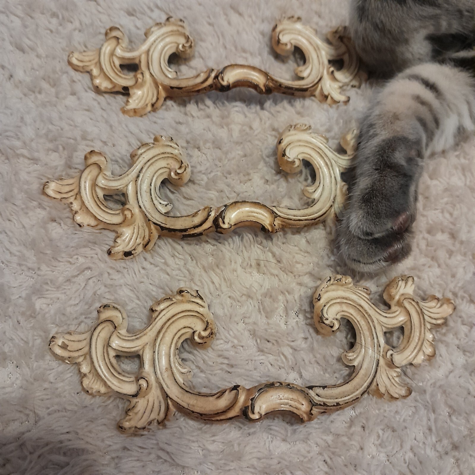 Drawer Pull Handles2 3/4″ Vintage French Provincial- Keller Brass Co. K-644 SET