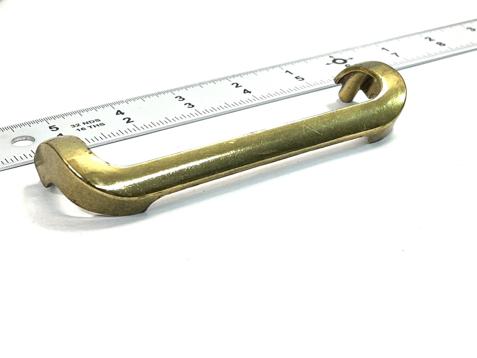 KBC Keeler Brass Co Vintage Drawer Pull Fixed Handle MCM 4.75″ OCB lot#1895