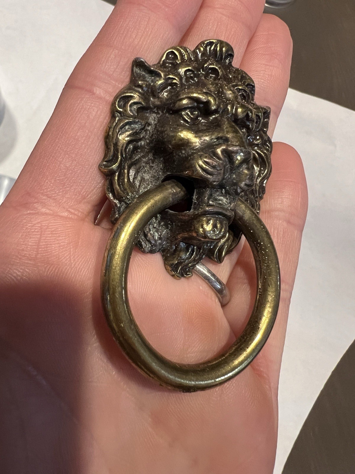 Keeler Brass Co Lion Drawer Pull KBC H377