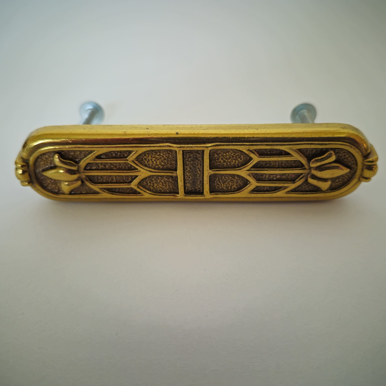 Keeler Brass Company KBC 4″ Art Deco Drawer Pull w/ 3″ Mounting USA