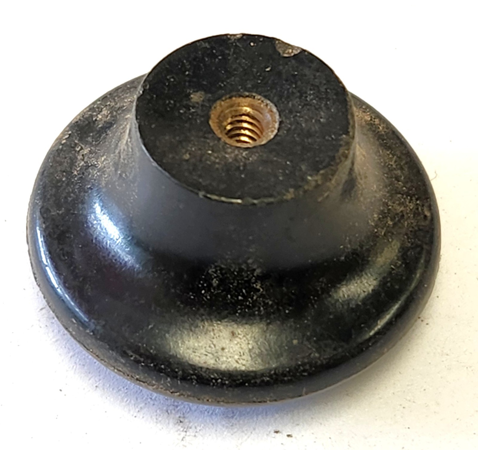 LOT OF ANTIQUE BLACK BAKELITE DRAWER KNOBS – VARIOUS TYPES (40 PC TOTAL)