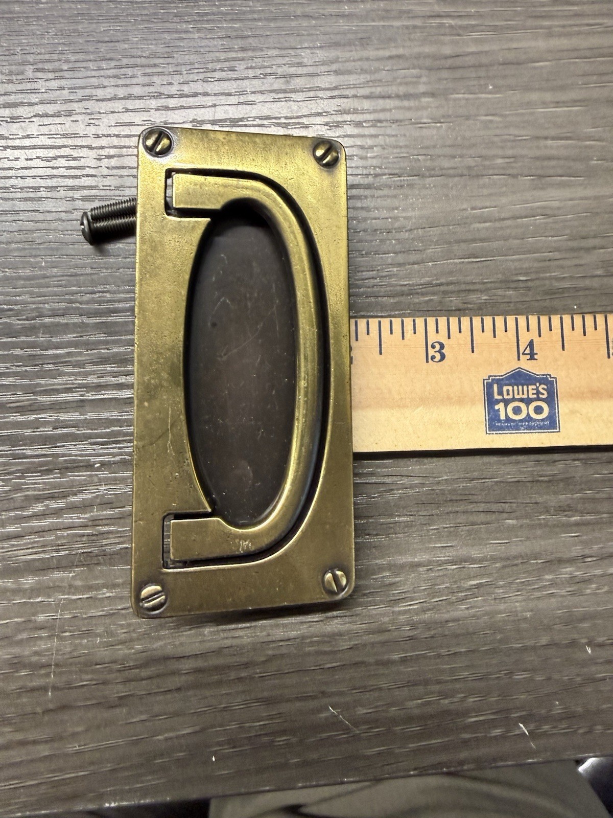 Vintage Henredon KBC Brass 47602 Campaign Drawer Handle Pull Drexel Pavillion(90