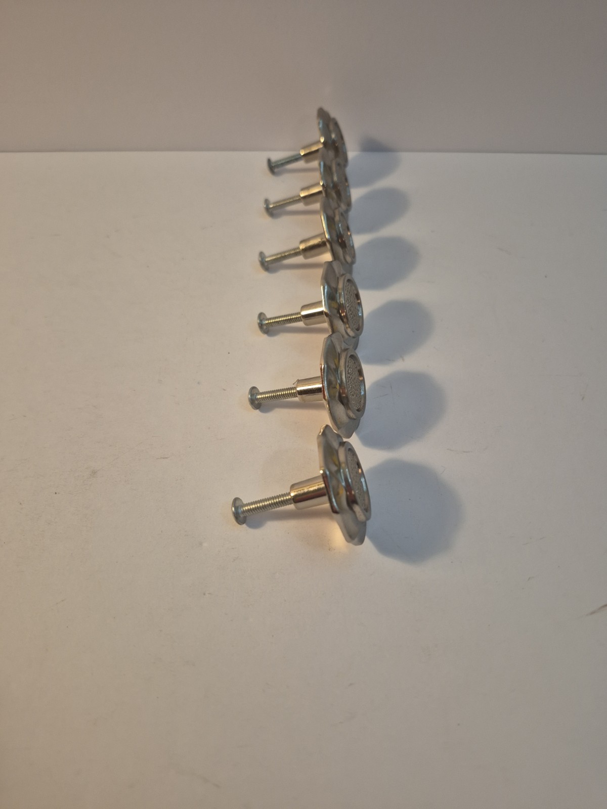 Vintage Flower Pull Knob ~ Old Furniture Hardware- Set Of 6
