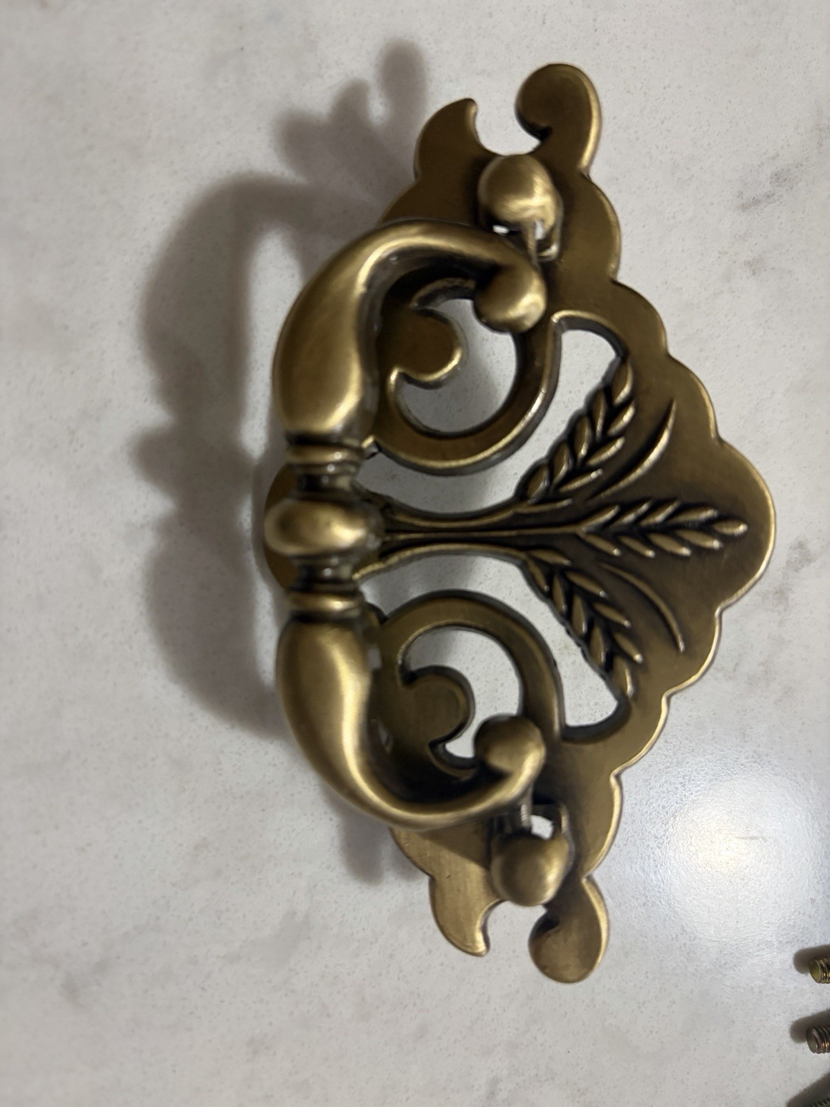 Vintage Brass Wheat Pulls Lot Of 11 With Screws