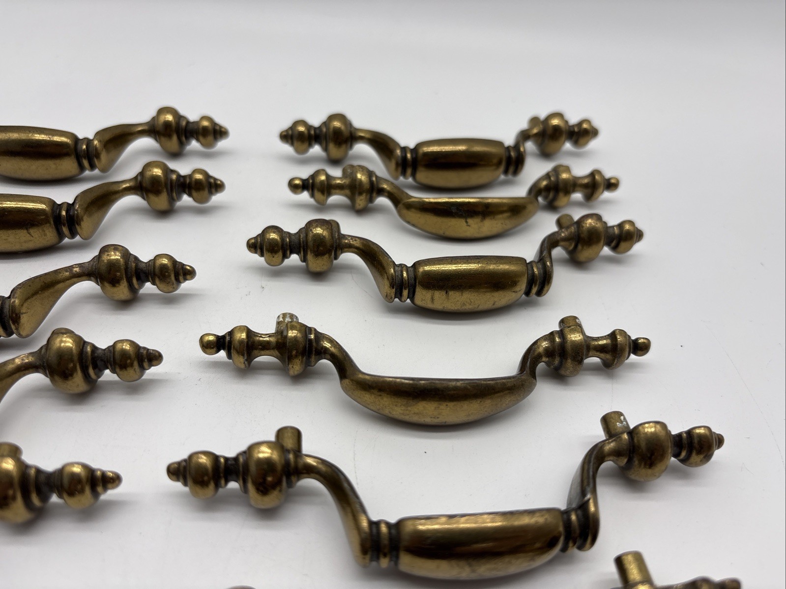 VTG Keller Brass Co. Drawer Pulls Lot 14 N 14620 3”on Center