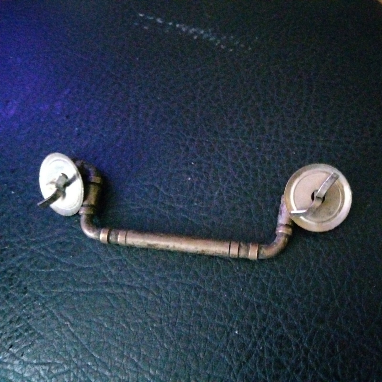 Antique Metal Bail Drop Drawer Pull Handle 3″ C2C SALVAGED