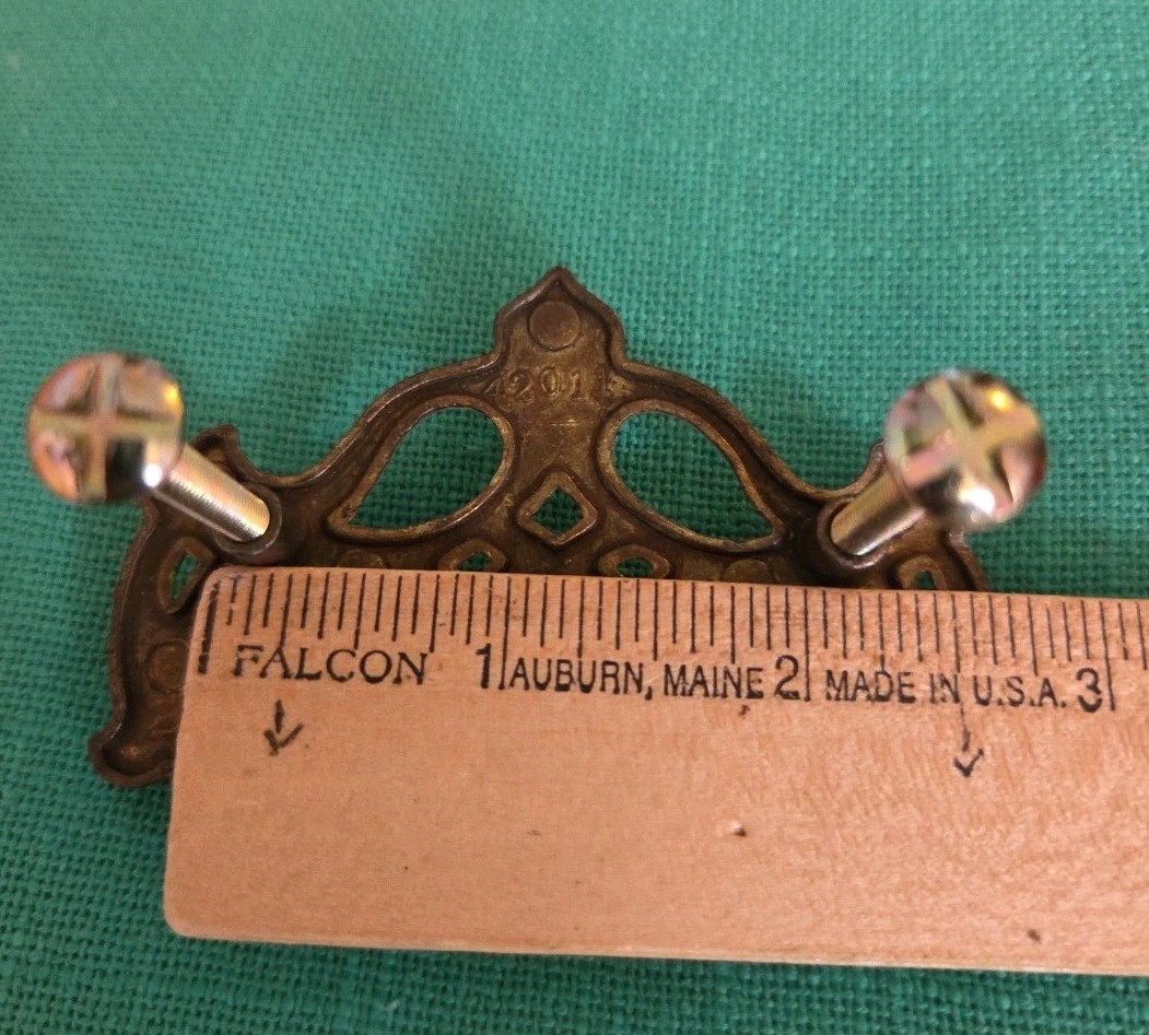 Keeler Brass Co. KBC Drawer Handles Pulls Chippendale Batwing Lot of 2 SEE