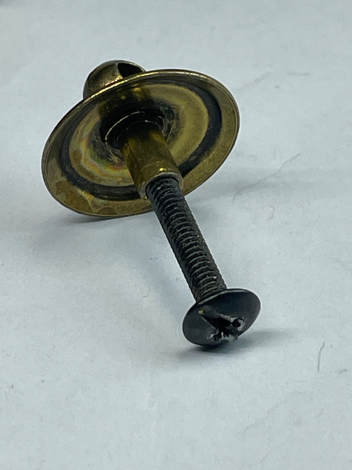 Bail Handle CB-1844 For Drop Pull Repair Dark Aged Brass 3-7/8″ Length Vintage