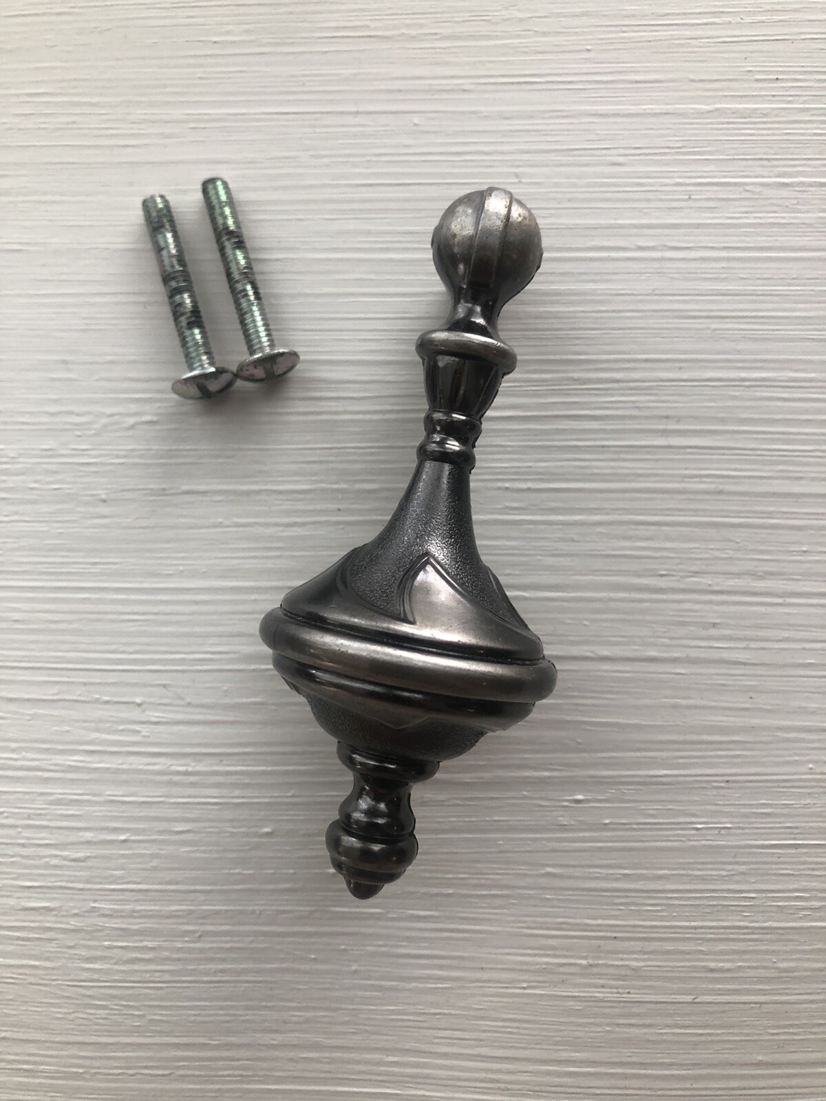 2~Ajax #878 Pendant Pull Silver Gun Metal Finish NOS Lot Of 2