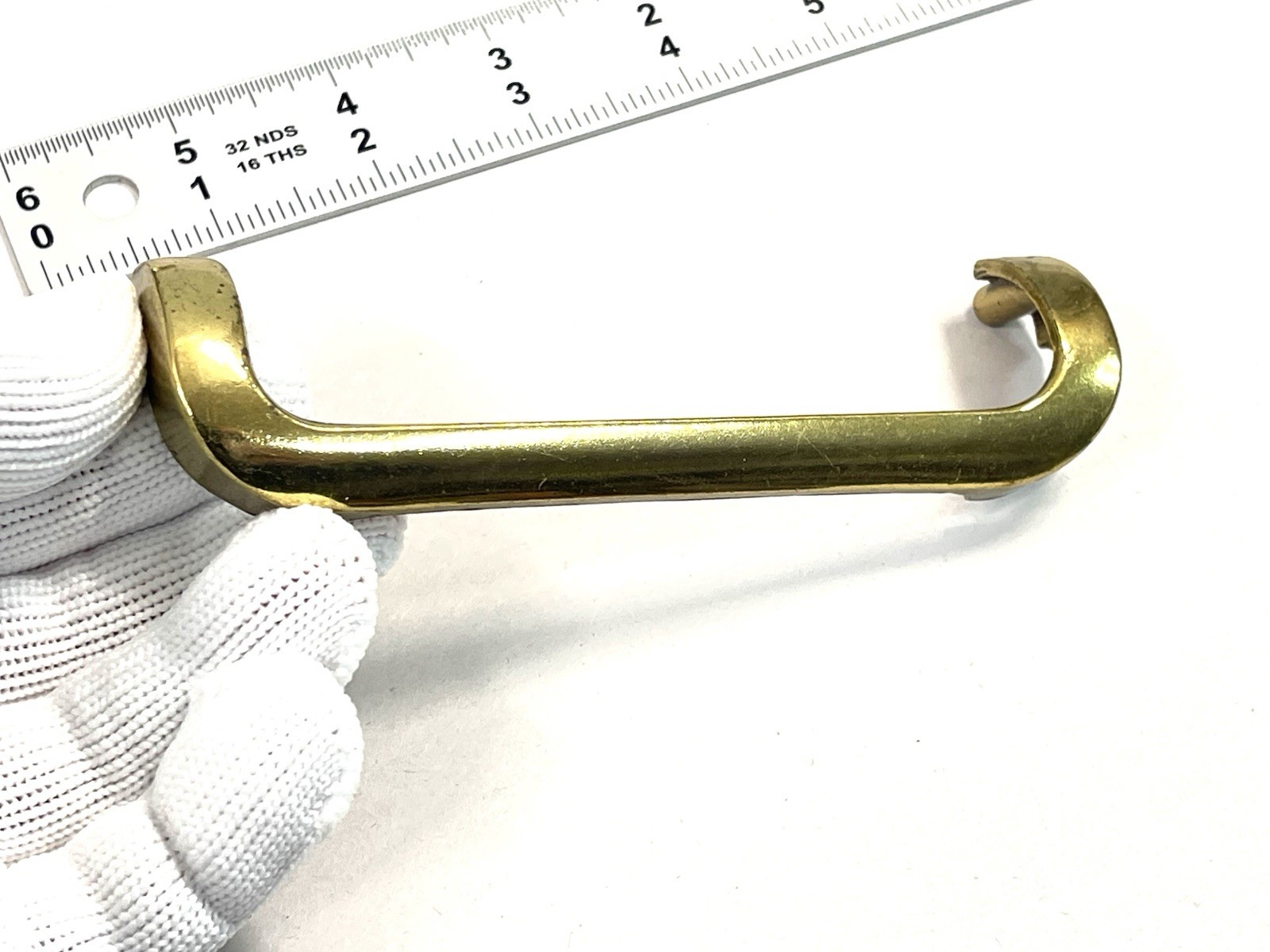 KBC Keeler Brass Co Vintage Drawer Pull Fixed Handle MCM 4.75″ OCB lot#1895