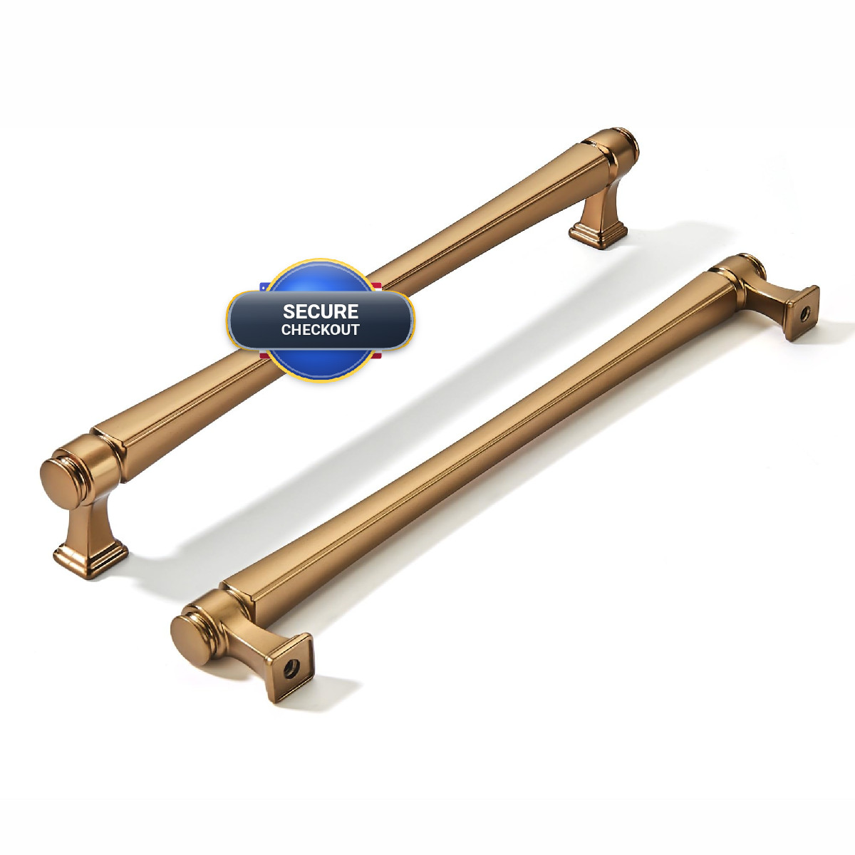 Limur 10 Pack 7.5 Inch 192Mm Hole Center Brushed Bronze Cabinet Zinc Alloy