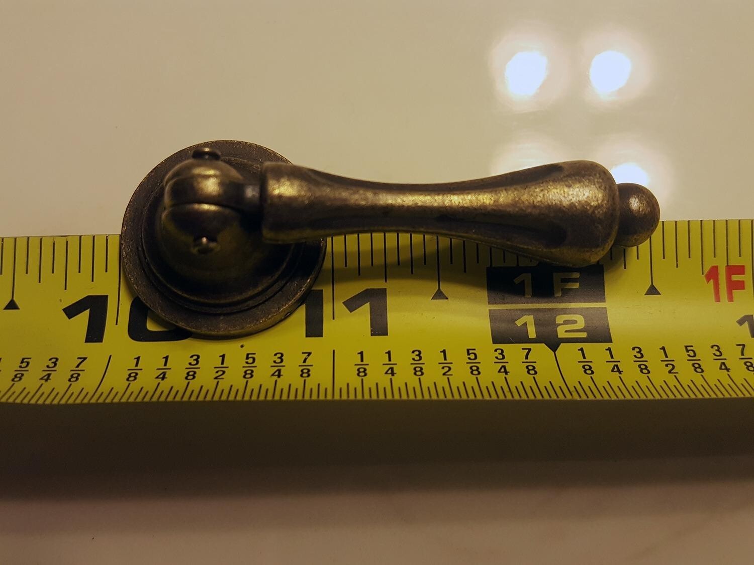 Antique Brass Drawer Pulls Handles Teardrop Vintage Cabinet Knobs