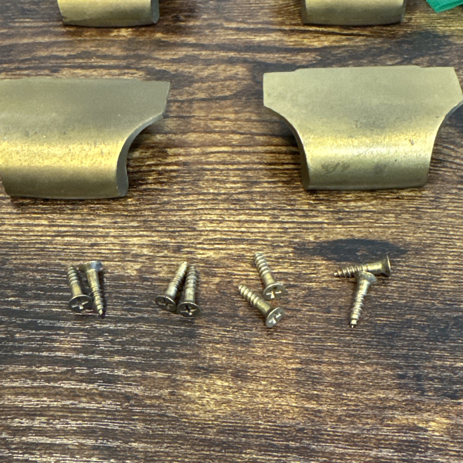 Drexel Precedent Drawer Pulls 4 Brass Handle Edward Wormley Mid Century Vintage
