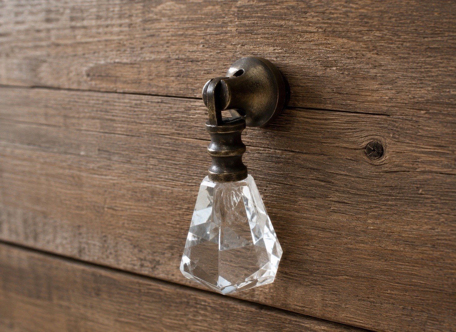 Antique Brass Drawer Pulls Handles Teardrop Glass Kitchen Cabinet Knobs Vintage