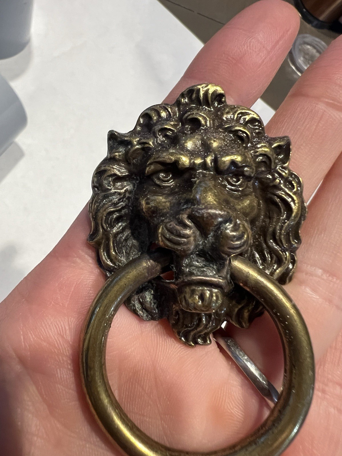 Keeler Brass Co Lion Drawer Pull KBC H377