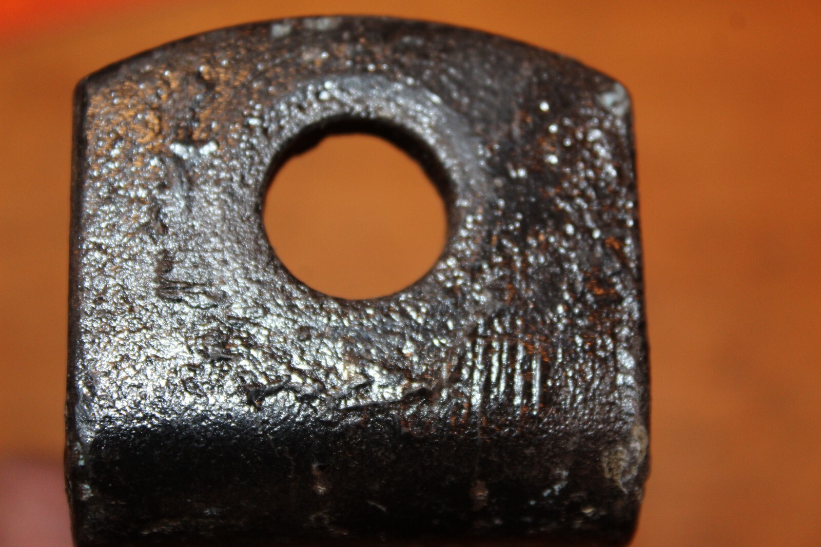 Vintage Heavy Cast Iron Door Gate Catch Receiver for 5/8″ Slide Bolt E-27