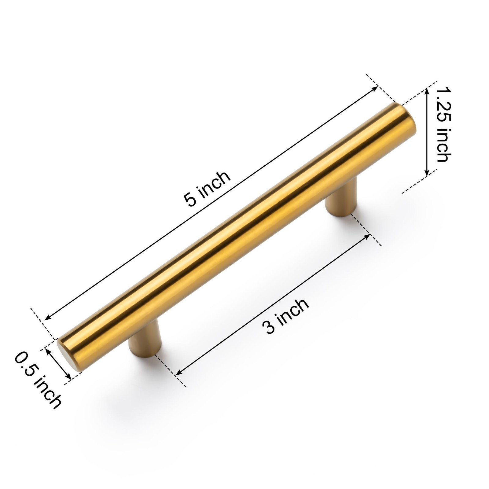 Aegero 10 Pack Cabinet Pulls Brushed Nickel Stainless Cabinet Handles, for Ki…