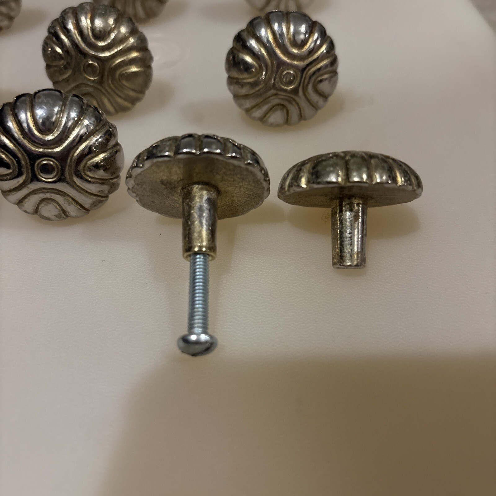 30 Antique Ornate Decorative Antique Brass Drawer Pulls- Art Deco vintage home