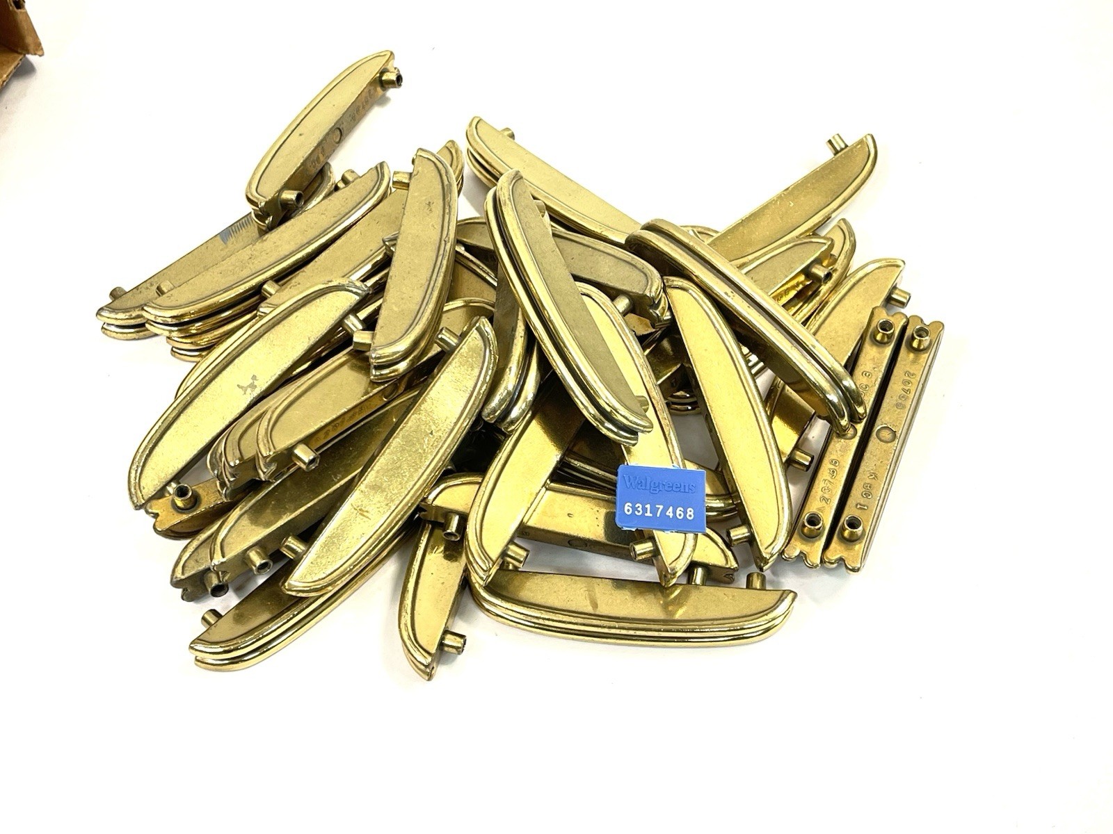 KBC Keeler Brass Co Vintage Drawer Pull Fixed Handle MCM 3″ OCB lot#7468