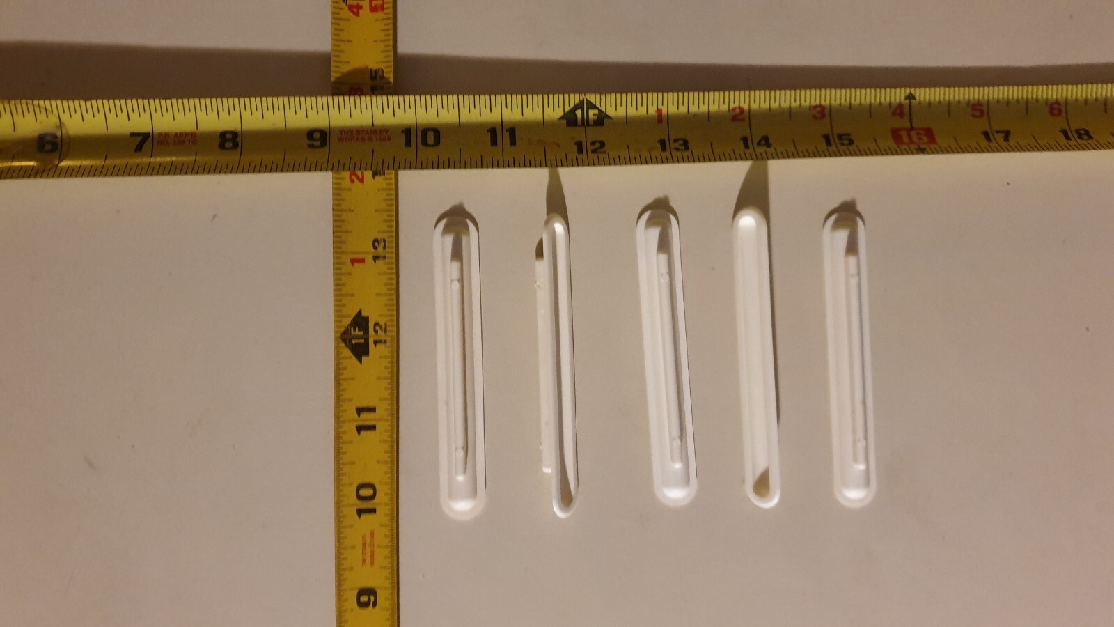 rare NOS plastic cabinet finger pulls