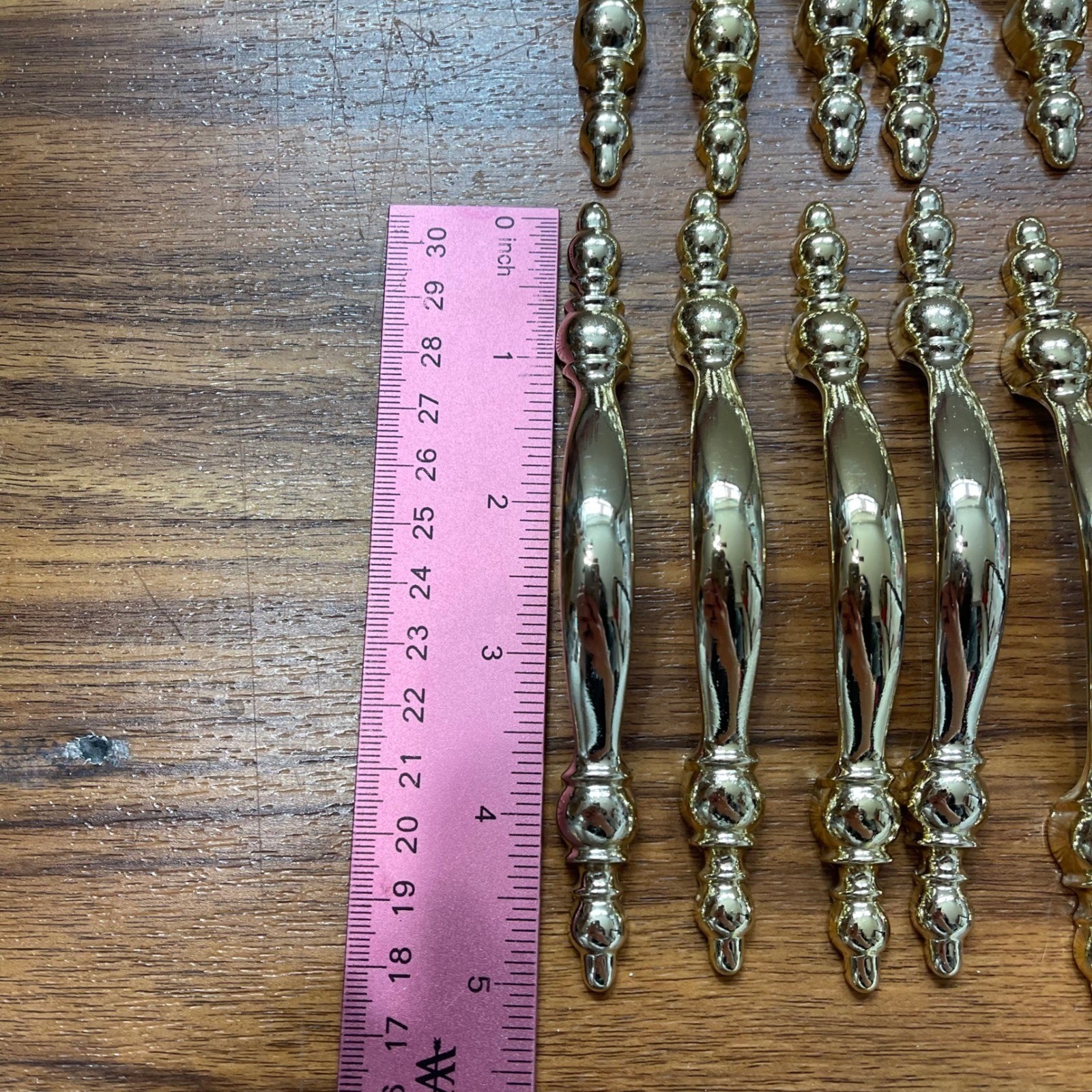 23 VTG Amerock Drawer Pulls 3″ Bore Lot Satin Nickel Gold Avante Cabinet
