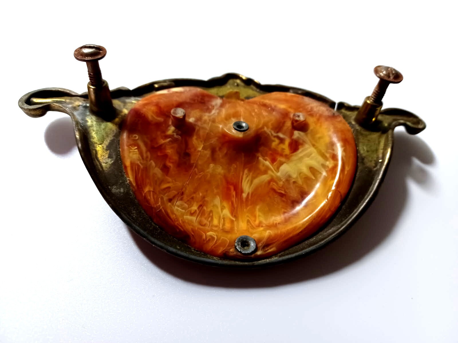 Antique Keeler Waterfall Dresser Drawer Pulls – Bakelite – Set of 3
