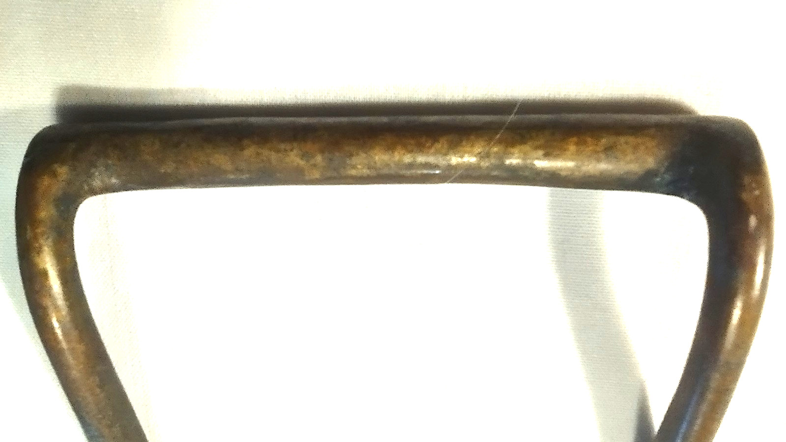 Pair of Vintage Brass Hand Forged Square Handles. 2 1/2″ Unknown Origin.