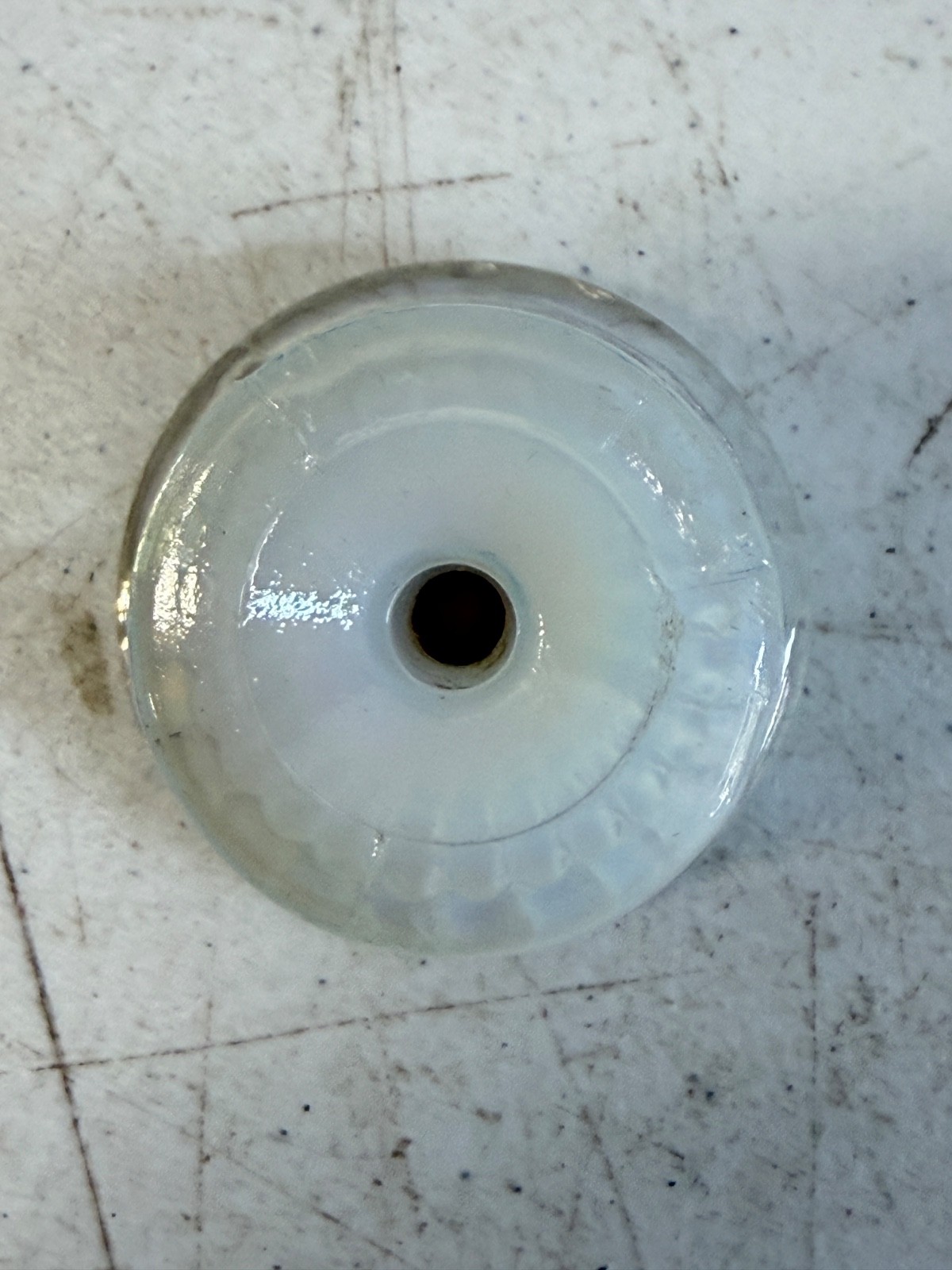 antique empire pressed glass opalescent knobs set 8 classical 1820 sheraton