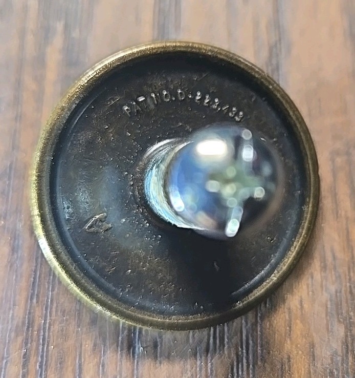 1 Ajax Zodiac Drawer Knob Brass Vintage Mid Century Dresser Drawer Pull MCM NWP