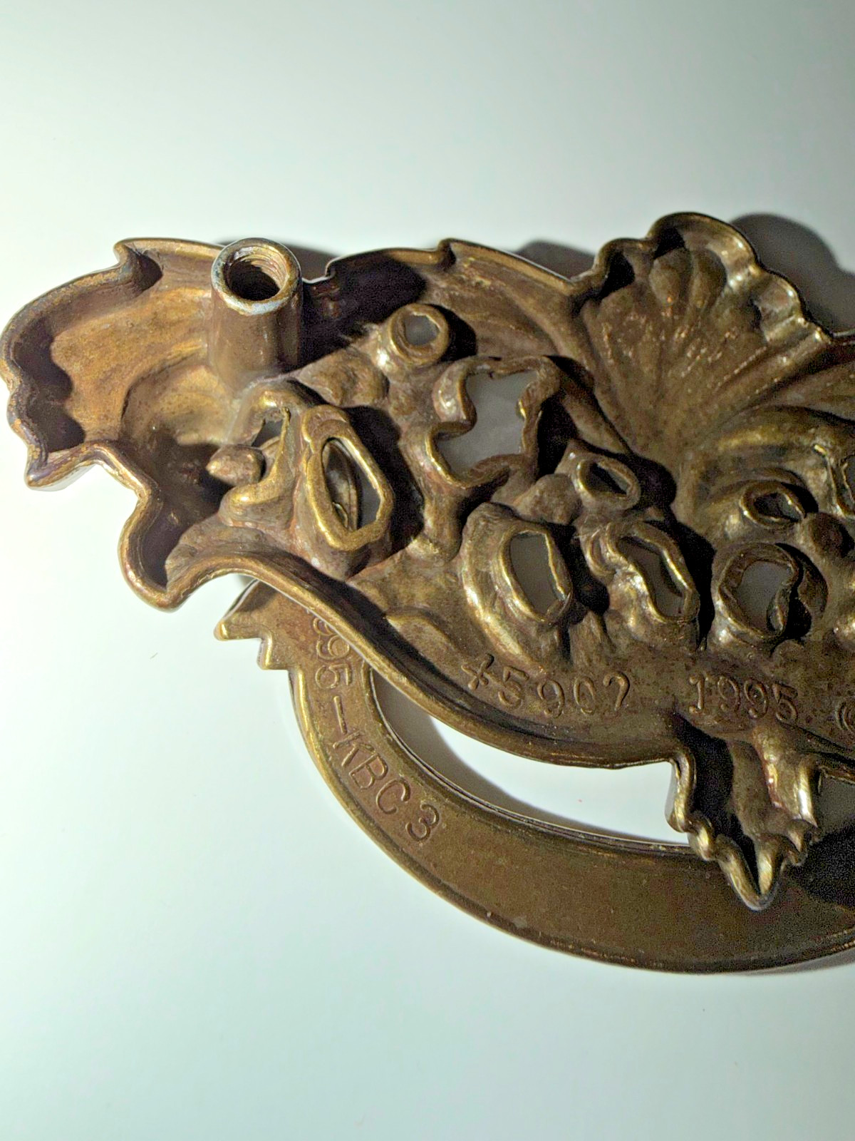 Vintage Keller Brass Co Ornate Drawer Pull Lot of (10) 45902/45903