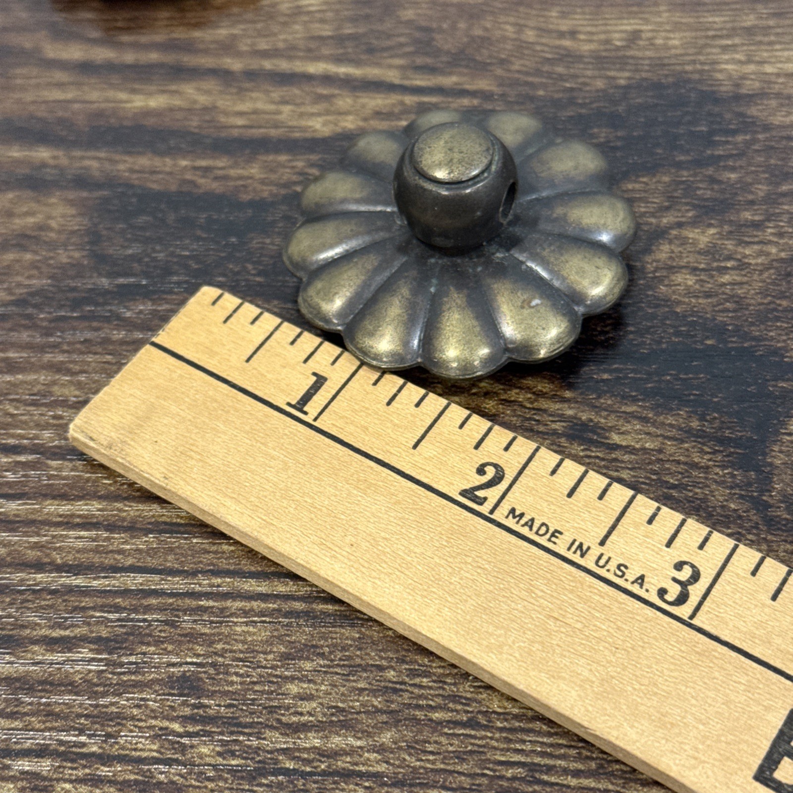 Thomasville Dresser Drawer Pull Handle Vintage Drop Bail Brass Metal Replacement