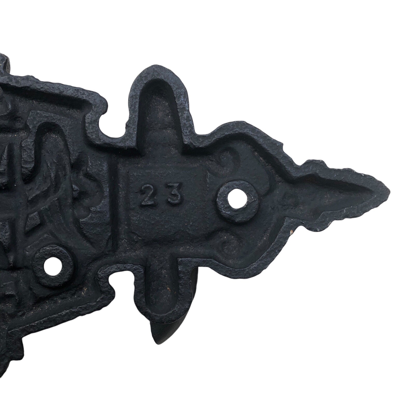 FRENCH DRAWER PULL – Antique Gothic Victorian Cast Iron Eastlake Coffin HEAVY!