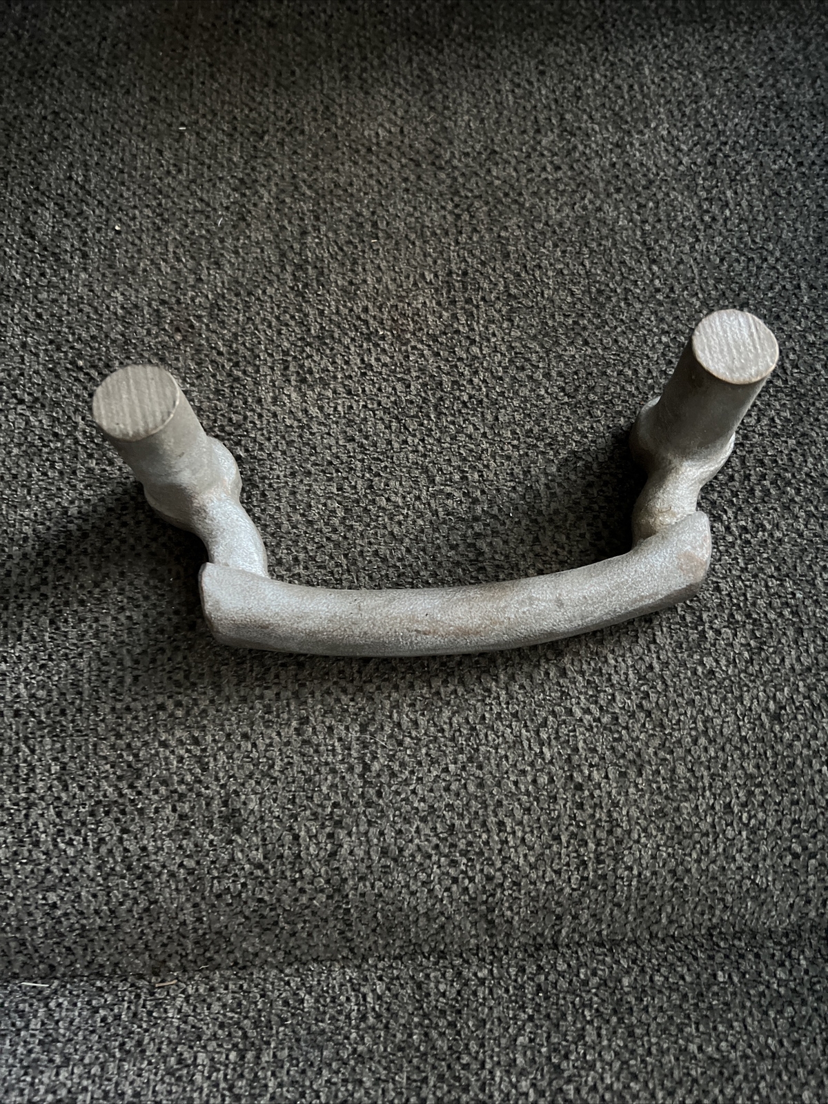 Vintage Steel Handle Drawer Pull Industrial Heavy Duty Handle Cast Iron